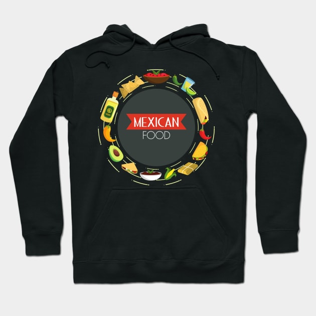 Mexican Food Hoodie by Epic Hikes